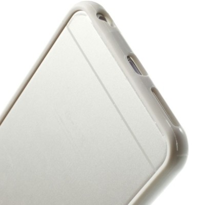 Apple iPhone 6 Plus (6s Plus) klasikinis baltas TPU rėmelis (kraštų apvadas, bamperis) / Priedai.lt