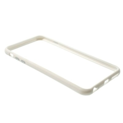 Apple iPhone 6 Plus (6s Plus) klasikinis baltas TPU rėmelis (kraštų apvadas, bamperis) / Priedai.lt