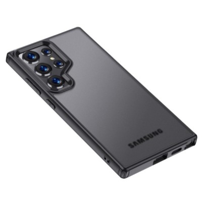 Samsung Galaxy S24 Ultra (SM-S928) „Armor“ dzidrs apmales melnā krāsā apvalks | Vacins.lv