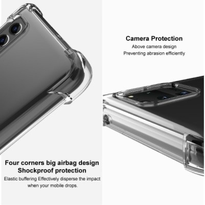 OnePlus 12 Imak pastiprinātas aizsardzības cieta silikona (TPU) pelēks vāciņš | Vacins.lv