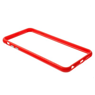 Apple iPhone 6 Plus (6s Plus) klasikinis raudonas TPU rėmelis (kraštų apvadas, bamperis) / Priedai.lt