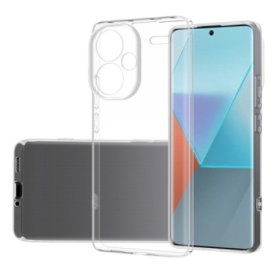 Xiaomi Redmi Note 13 Pro+ 5G kieto silikono TPU skaidrus dėklas - nugarėlė | Priedai.lt
