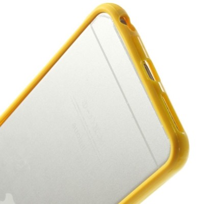 Apple iPhone 6 Plus (6s Plus) klasikinis geltonas TPU rėmelis (kraštų apvadas, bamperis) / Priedai.lt