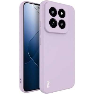 Xiaomi 14 Pro „Imak“ cieta silikona (TPU) violeta apvalks | vacins.lv