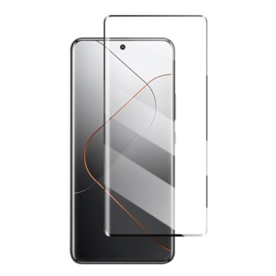Xiaomi 14 Pro „Mocolo“ 9H 3D Tempered Glass sustiprintos apsaugos juodas pilnai dengiantis apsauginis ekrano stiklas | Priedai.l