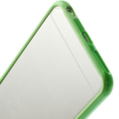 Apple iPhone 6 Plus (6s Plus) klasiskais balts cieta silikona rāmis (sānu apmale, bamperis) / Vacins.lv