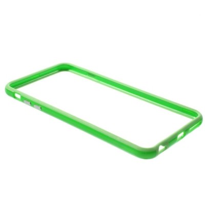 Apple iPhone 6 Plus (6s Plus) klasiskais balts cieta silikona rāmis (sānu apmale, bamperis) / Vacins.lv