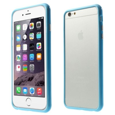 Apple iPhone 6 Plus (6s Plus) klasiskais zils cieta silikona rāmis (sānu apmale, bamperis) / Vacins.lv