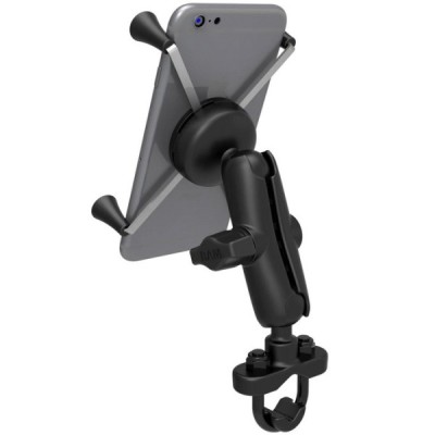 „RAM Mounts“ X-Grip U-Bolt Base telefono laikiklis motociklui (tvirtinamas prie vairo), dviračiui, paspirtukui | Priedai.LT
