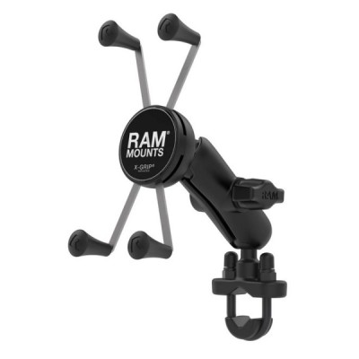 „RAM Mounts“ X-Grip U-Bolt Base telefono laikiklis motociklui (tvirtinamas prie vairo), dviračiui, paspirtukui | Priedai.LT