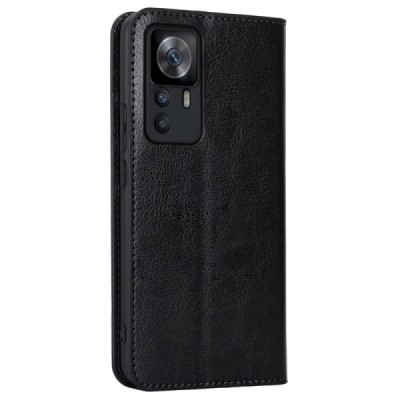 „Deluxe“ Xiaomi 12T (12T Pro) melns ādas atvērams maciņš | Vacins.lv