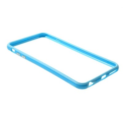 Apple iPhone 6 Plus (6s Plus) klasiskais zils cieta silikona rāmis (sānu apmale, bamperis) / Vacins.lv