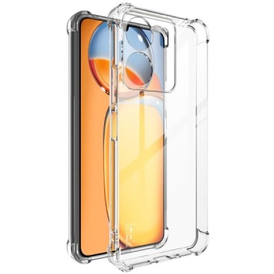 Xiaomi Redmi 13C (Poco C65) Imak sustiprintos apsaugos kieto silikono TPU skaidrus dėklas - nugarėlė | Priedai.lt