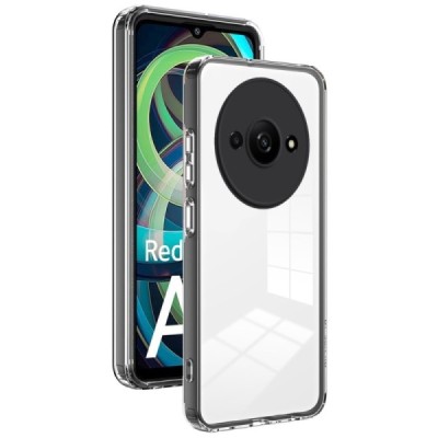 Xiaomi Redmi A3 (Poco C61) „Candy“ dzidrs melns cieta silikona (TPU) apvalks | vacins.lv