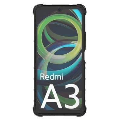 Honeycomb pastiprinātas aizsardzības dzidrs Xiaomi Redmi A3 (Poco C61) apvalks | Vacins.lv