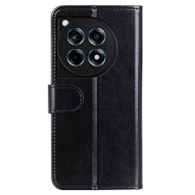OnePlus 12R (Ace 3) atvēramais ādas melns maciņš (maks) | Vacins.lv