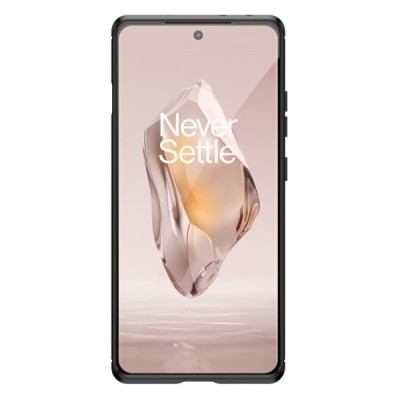 OnePlus 12R (Ace 3) „Carbon“ cieta silikona (TPU) melns vāciņš | Vacins.lv