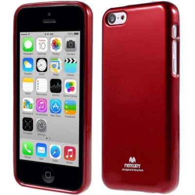 „Mercury“ Color kieto silikono (TPU) raudonas Apple iPhone 5C dėklas (dėkliukas) / Priedai.lt