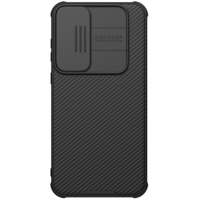 Samsung Galaxy A55 5G (SM-A556) „Nillkin“ CamShield Pro Magnetic juodas dėklas, nugarėlė su kameros apsauga | Priedai.lt