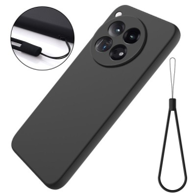 Oneplus 12R / Ace 3 Shell cieta silikona (TPU) apvalks - melns | vacins.lv