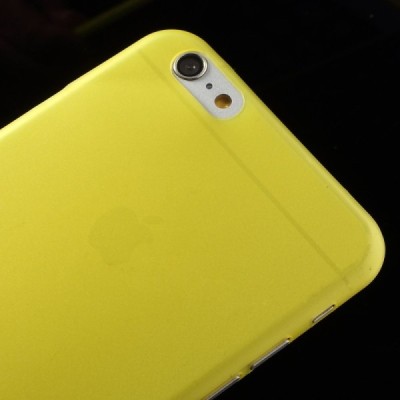 Apple iPhone 6 Plus (6s Plus) pasaulē planākais dzeltens futrālis / Vacins.lv