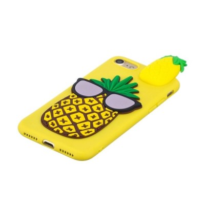 Apple iPhone 7 „Squezy“ Pineapple cieta silikona (TPU) dzeltens apvalks | vacins.lv