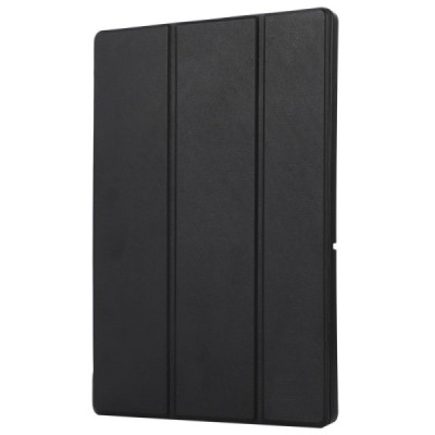 Samsung Galaxy Tab A9+ atvēramais melns maciņš - maks ar vietu, kur ielikt stylus | Vacins.lv
