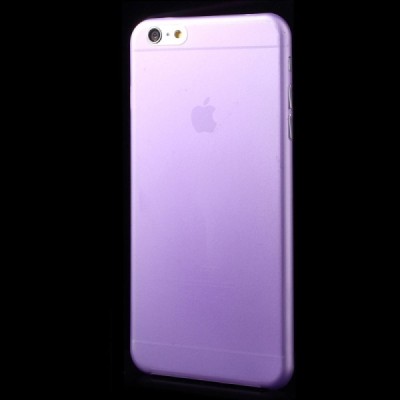 Ploniausias pasaulyje plastikinis skaidrus Apple iPhone 6 Plus (6s Plus) violetinis dėklas - nugarėlė / Priedai.lt
