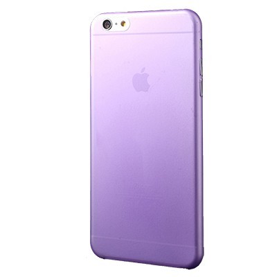 Ploniausias pasaulyje plastikinis skaidrus Apple iPhone 6 Plus (6s Plus) violetinis dėklas - nugarėlė / Priedai.lt
