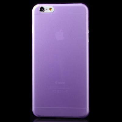 Ploniausias pasaulyje plastikinis skaidrus Apple iPhone 6 Plus (6s Plus) violetinis dėklas - nugarėlė / Priedai.lt