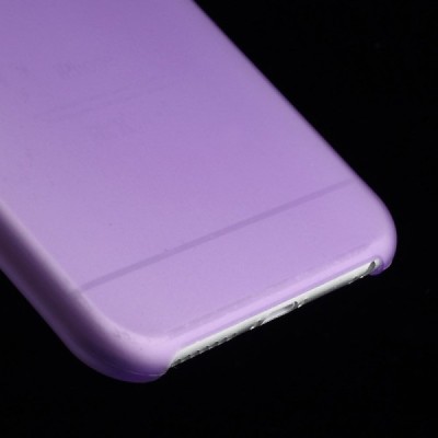 Ploniausias pasaulyje plastikinis skaidrus Apple iPhone 6 Plus (6s Plus) violetinis dėklas - nugarėlė / Priedai.lt