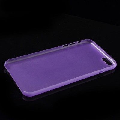 Ploniausias pasaulyje plastikinis skaidrus Apple iPhone 6 Plus (6s Plus) violetinis dėklas - nugarėlė / Priedai.lt