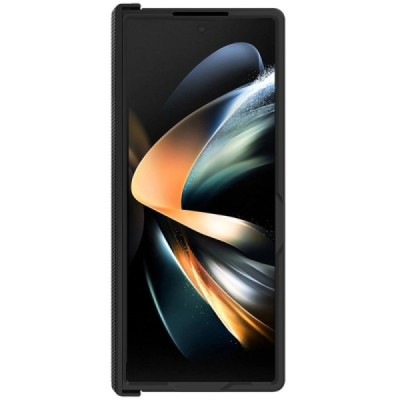 Samsung Galaxy Fold6 5G (SM-F956B) Imak Fiber juodas plastikinis dėklas - nugarėlė | Priedai.lt