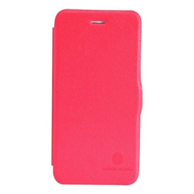 Nillkin Fresh Apple iPhone 6 Plus (6s Plus) atverčiamas raudonas odinis dėklas - knygutė / Priedai.lt