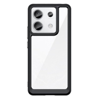 Xiaomi Redmi Note 13 Pro 5G (Poco X6 5G) „Fashion“ dzidrs apmales melnā krāsā apvalks | Vacins.lv