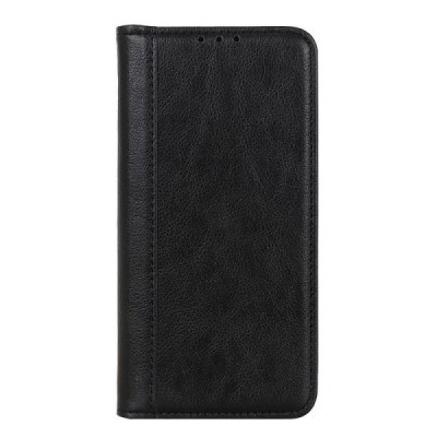 OnePlus 12R (Ace 3) melns ādas atvērams maciņš ar magnetu | Vacins.lv