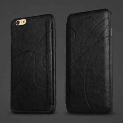 „Kalaideng“ Oscar atverčiamas juodas odinis Apple iPhone 6 Plus (6s Plus) dėklas / Priedai.lt