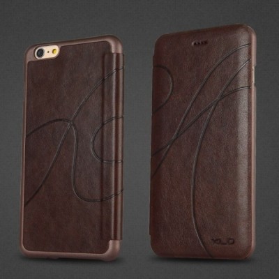 „Kalaideng“ Oscar atverčiamas rudas odinis Apple iPhone 6 Plus (6s Plus) dėklas / Priedai.lt