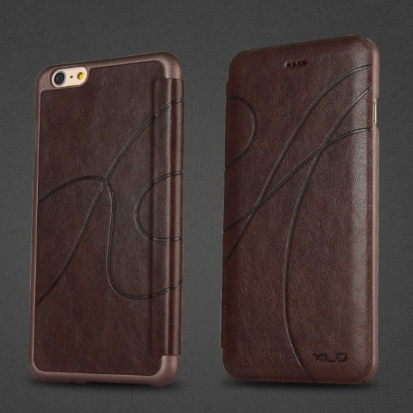„Kalaideng“ Oscar atvēramais futrālis - brūns (iPhone 6 Plus / 6s Plus)