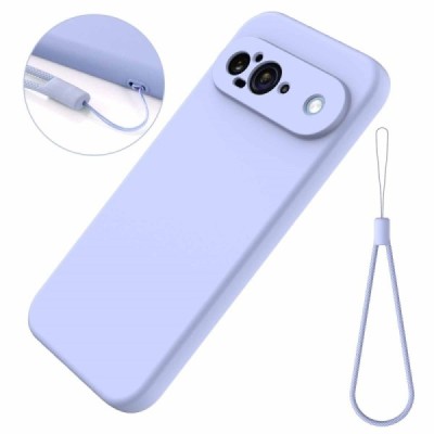 Google Pixel 9 Shell cieta silikona (TPU) apvalks - violets | vacins.lv