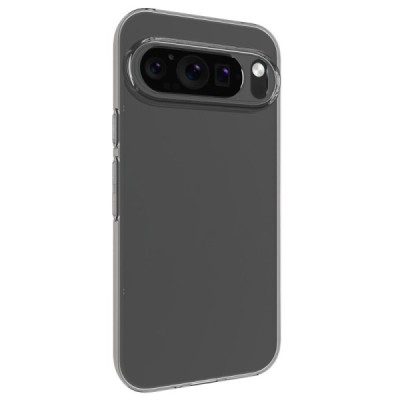 Google Pixel 9 Pro XL kieto silikono TPU skaidrus dėklas - nugarėlė | Priedai.lt