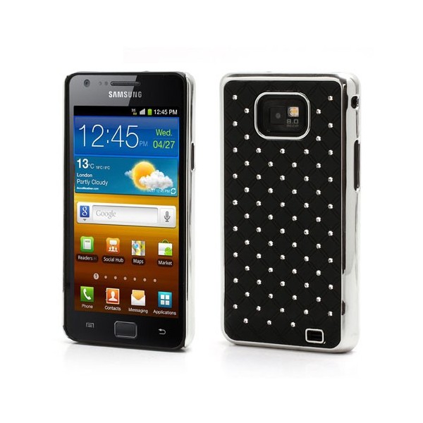 Elegants futrālis - melns (Galaxy S2)