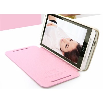 „Kalaideng“ Iceland atverčiamas HTC One M7 rožinis dėklas (Dėkliukas) / Priedai.lt