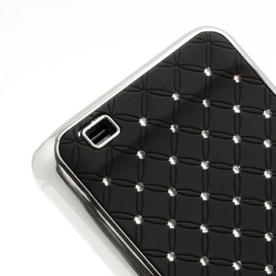 Samsung Galaxy S2 i9100 elegants melns futrālis ar spīduļiem / Vacins.lv