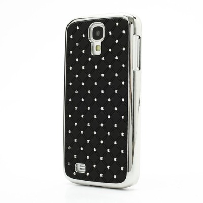 Samsung Galaxy S4 i9505 elegants melns futrālis ar spīduļiem / Vacins.lv