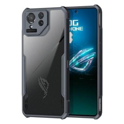 Asus Rog Phone 8 Pro „XUNDD“ dzidrs apmales melnā krāsā cieta silikona (TPU) akrils apvalks | Vacins.lv
