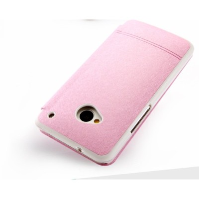 „Kalaideng“ Iceland atverčiamas HTC One M7 rožinis dėklas (Dėkliukas) / Priedai.lt