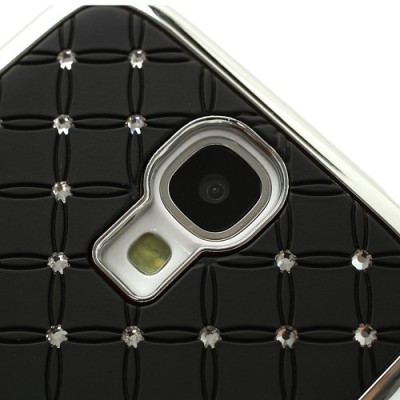 Samsung Galaxy S4 i9505 elegants melns futrālis ar spīduļiem / Vacins.lv