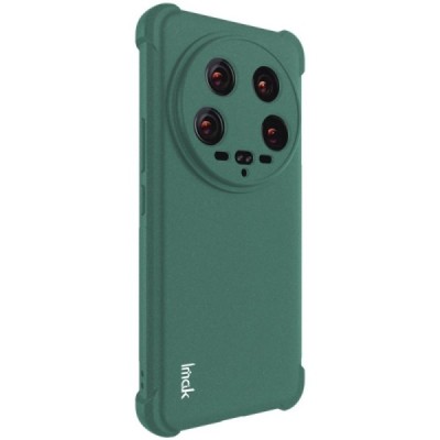 Xiaomi 14 Ultra Imak pastiprinātas aizsardzības cieta silikona (TPU) zaļš vāciņš | Vacins.lv