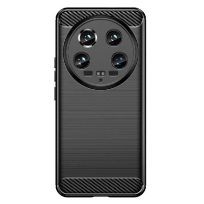 Xiaomi 14 Ultra "Carbon" cieta silikona (TPU) melns apvalks | Vacins.lv